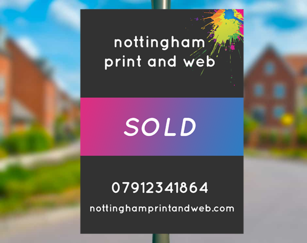 Estate Agent Sign Printing